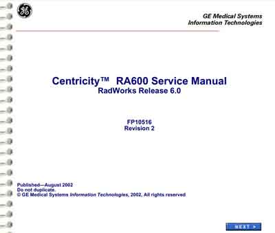 Сервисная инструкция, Service manual на Диагностика-УЗИ Рабочая станция Workstation Centricity™ RA600
