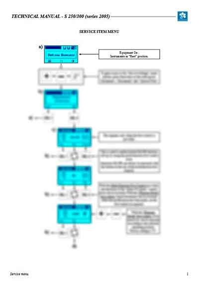 Техническая документация Technical Documentation/Manual на Stern 250-300 (Service menu) [Stern Weber]