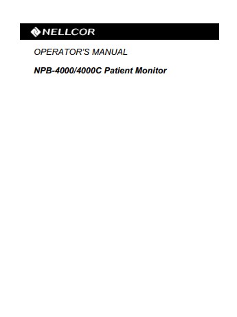 Инструкция оператора, Operator manual на Мониторы NPB-4000, 4000C