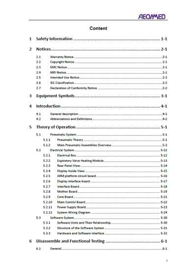 Инструкция по обслуживанию и ремонту, Adjustment instructions на ИВЛ-Анестезия VG70
