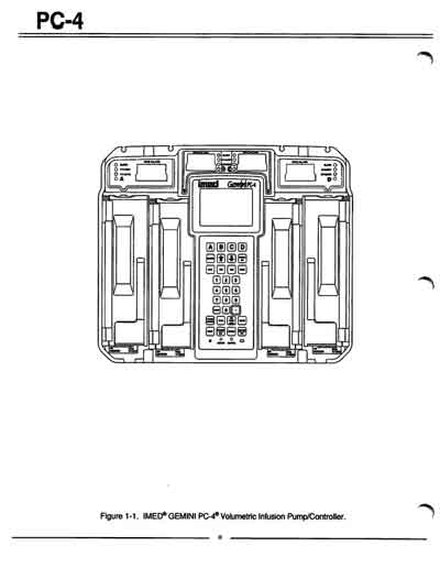 Сервисная инструкция, Service manual на Разное Инфузомат Imed Gemini PC-4 (Alaris)