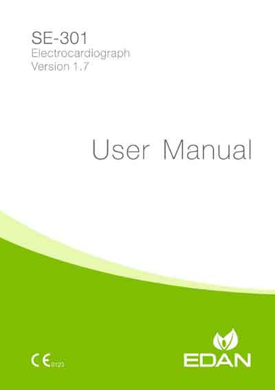 Инструкция пользователя, User manual на Диагностика-ЭКГ SE-301 Version 1.7