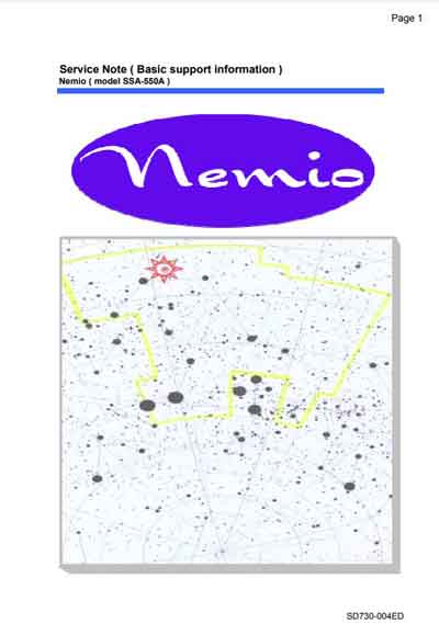 Техническая документация, Technical Documentation/Manual на Диагностика-УЗИ SSA-550A Nemio (Service Note)