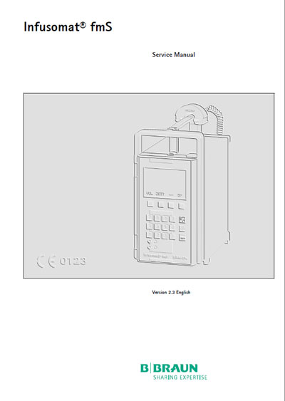 Сервисная инструкция Service manual на Инфузомат Infusomat fmS [BBraun]