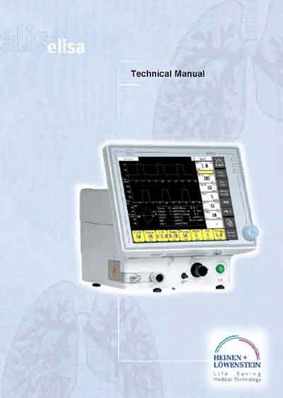 Техническая документация Technical Documentation/Manual на Elisa CC (Rev 3.03.a) [Lowenstein]