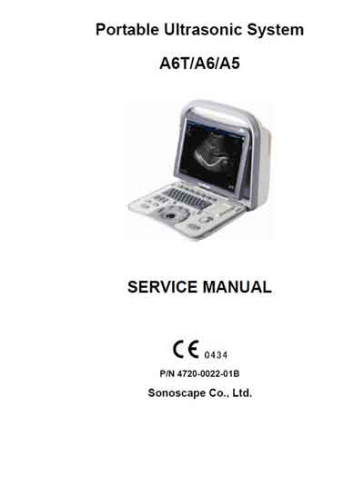 Сервисная инструкция Service manual на A6T/A6/A5 [SonoScape]