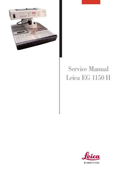 Сервисная инструкция, Service manual на Лаборатория EG 1150H V1.0