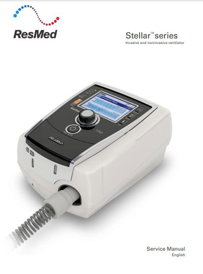 Сервисная инструкция, Service manual на ИВЛ-Анестезия Stellar series [ResMed]