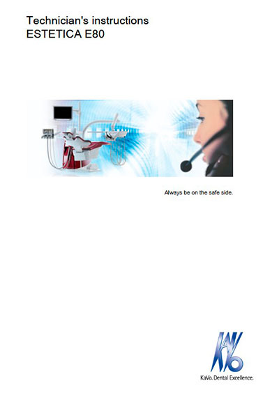 Техническое руководство, Technical manual на Стоматология Estetica Е80