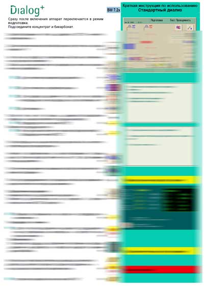 Инструкция пользователя User manual на Dialog+ SW 7.2x [BBraun]