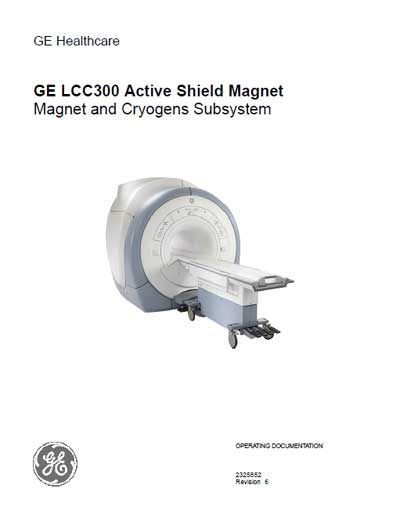 Техническое описание, инструкция по эксплуат. Technical description, instructions на LCC300 Active Shield Magnet, Magnet and Cryogens Subsystem [General Electric]