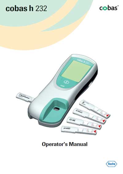 Инструкция по эксплуатации, Operation (Instruction) manual на Анализаторы Cobas h232