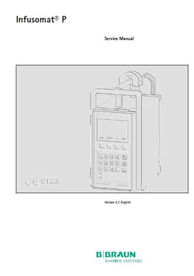 Сервисная инструкция Service manual на Инфузомат Infusomat P [BBraun]