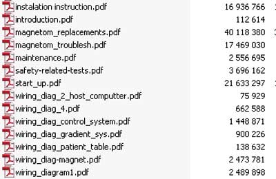 Техническая документация Technical Documentation/Manual на Magnetom - MPТ система [Siemens]