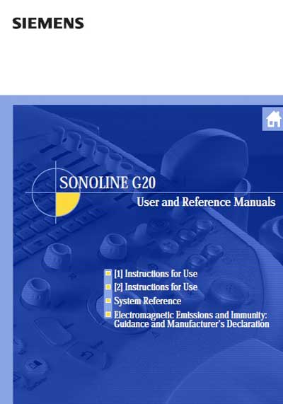 Инструкция пользователя, User manual на Диагностика-УЗИ Sonoline G20