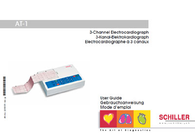 Инструкция пользователя User manual на Cardiovit AT-1 [Schiller]