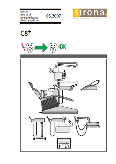 Сервисная инструкция Service manual на C8+ [Sirona]