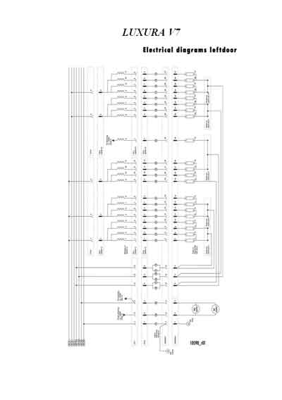 Схема электрическая, Electric scheme (circuit) на Косметология Солярий Luxura V7 (схема коммутаций)