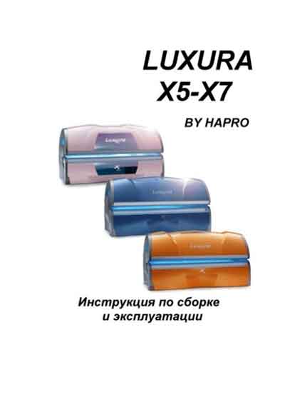 Инструкция по монтажу и эксплуатации, Installation and operation на Косметология Солярий Luxura X5-X7