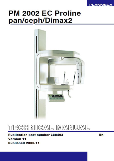 Техническая документация Technical Documentation/Manual на PM 2002 EC Proline [Planmeca]