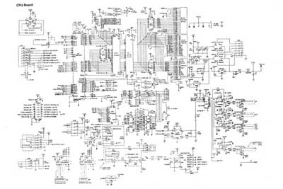 Схема электрическая, Electric scheme (circuit) на Анализаторы EasyLyte Na/K (CPU Board)