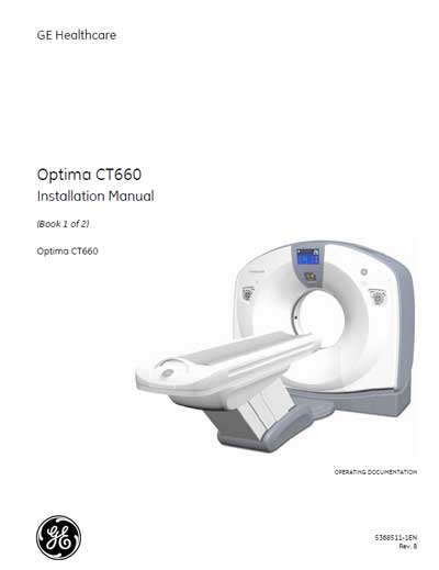 Инструкция по установке Installation Manual на Optima CT 660 [General Electric]