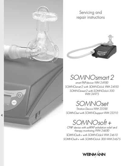 Инструкция по обслуживанию и ремонту, Adjustment instructions на ИВЛ-Анестезия SomnoSmart 2, SomnoOset, SomnoOsoft+