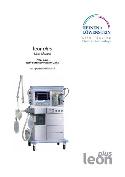 Инструкция пользователя User manual на Leon plus (Heinen) [Lowenstein]