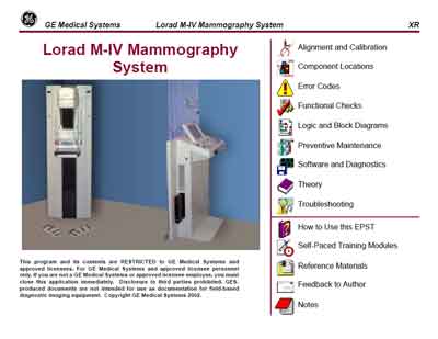 Техническая документация Technical Documentation/Manual на Маммограф Lorad M-IV [General Electric]