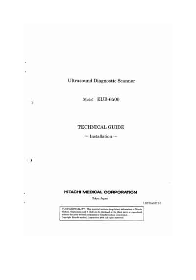 Инструкция по монтажу, Installation instructions на Диагностика-УЗИ EUB-6500