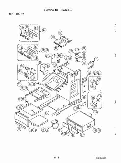 Каталог (элементов, запчастей и пр.), Catalogue, Spare Parts list на Диагностика-УЗИ EUB-6500 (Parts List)