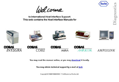 Техническая документация, Technical Documentation/Manual на Анализаторы Cobas Integra & Core & Mira & Amplicor & Amplilink (Host Interface Manual)