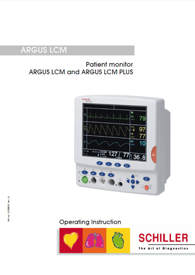 Инструкция по эксплуатации Operation (Instruction) manual на ARGUS LCM and ARGUS LCM PLUS [Schiller]