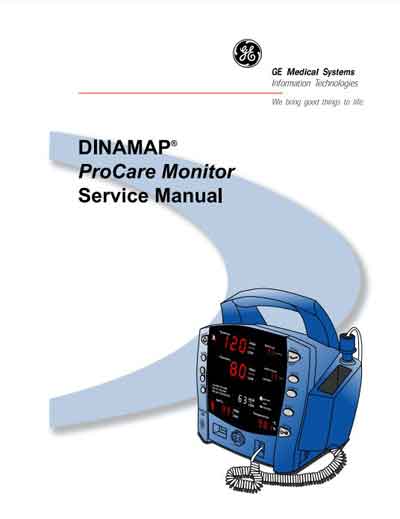 Сервисная инструкция, Service manual на Мониторы Dinamap ProCare Rev A