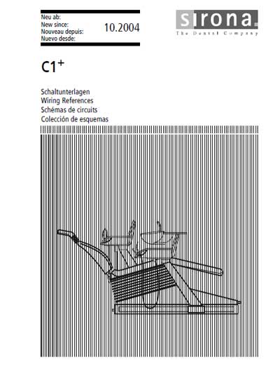 Схема электрическая Electric scheme (circuit) на C1+ Wiring References [Sirona]