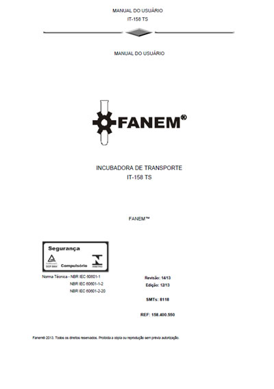 Инструкция пользователя, User manual на Инкубатор IT-158 TS (Rev 14/13)