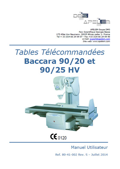 Инструкция по утилизации Instructions for disposal на Baccara 90/20 & 90/25 HV [Apelem]