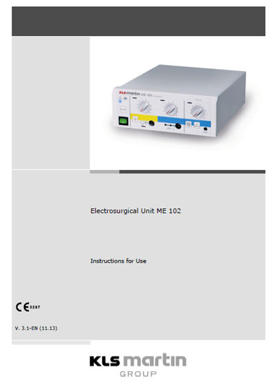 Инструкция пользователя, User manual на Хирургия ME 102