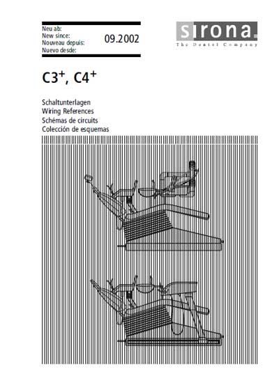 Схема электрическая Electric scheme (circuit) на C3+, C4+ [Sirona]