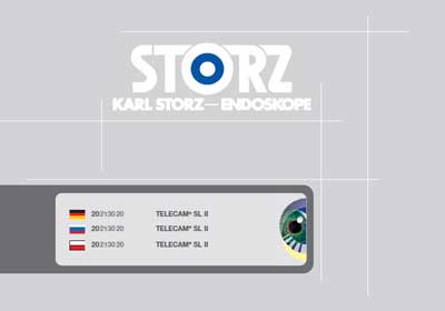 Инструкция пользователя User manual на Telecam SL II [Karl Storz]