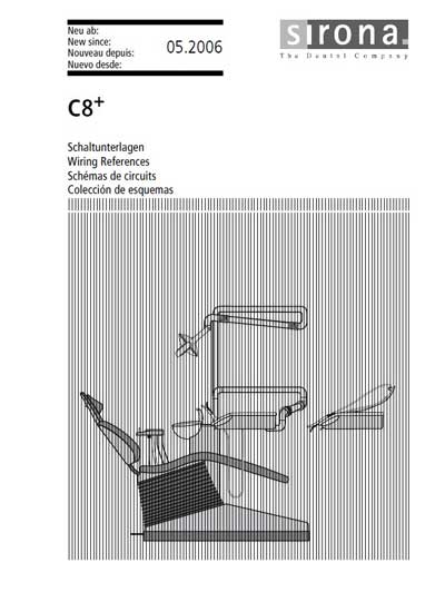 Схема электрическая Electric scheme (circuit) на C8+ Wiring diagrams [Sirona]