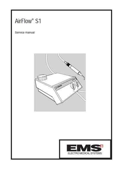 Сервисная инструкция Service manual на Air-Flow S1 [EMS]